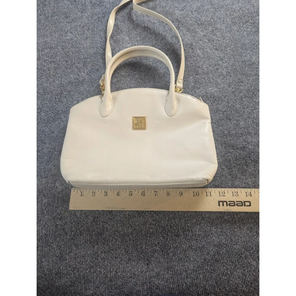 Giani Bernini Cream Handbag Vintage Purse